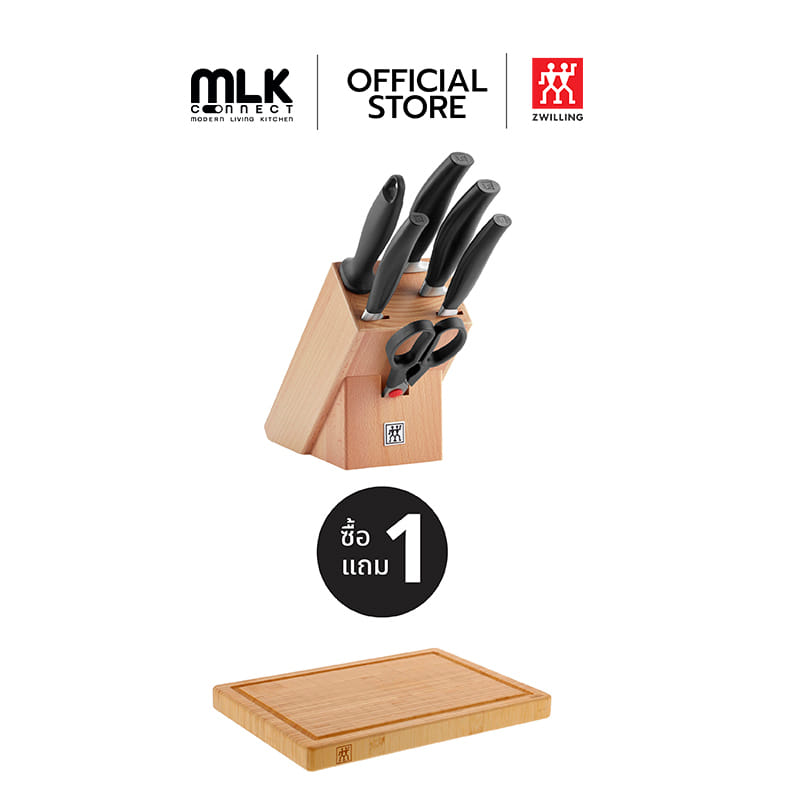 ชุดบล็อกมีด สเตนเลสสตีล 7 ชิ้น ZWILLING รุ่น  FIVE STAR บล็อกสี NATURAL N1026692_11